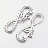 Tibetan Style Alloy Infinity with Hope Links connectors LS-TIBE-S230-P-FF-2