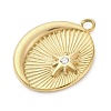 304 Stainless Steel Pendants STAS-V003-05G-08-2