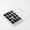 Cuboid Organic Glass Ring Display Boxes LS-RDIS-N015-03-2
