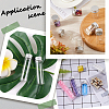 Clear Glass Bottles Bead Containers CON-SC0001-11S-02-5