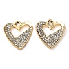 Alloy Rhinestone Pendants PALLOY-P297-01G-1