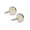 Tarnish Resistant 304 Stainless Steel Leverback Earring Settings LS-STAS-K146-042-12mm-2