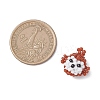 3D Glass Seed Beaded Monkey Pendants PALLOY-MZ01154-3
