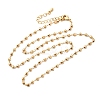 2.5MM Brass Ball Chain Necklaces for Women NJEW-F353-02G-1