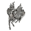 Horse Alloy Brooches for Backpack Clothes JEWB-L026-06B-1
