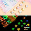 3 Sets 10 Colors Luminous Lucky Star Origami Paper DIY-CP0010-81-6