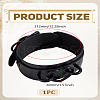 1Pc Heart PU Leather Bracelets for Men Women BJEW-LP0003-56-2