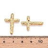 304 Stainless Steel Crystal Rhinestone Cross Pendants STAS-T071-16G-3