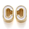 Rack Plating Alloy Enamel Beads ENAM-S122-033C-NR-2