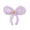 Butterfly Brass with Glass Cabochons PALLOY-JF02869-3