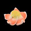 Handmade Polymer Clay 3D Flower Plumeria Beads LS-X-CLAY-Q192-30mm-12-2