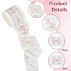 10 Yards Polyester Heart Flower Embroidery Lace Trim Ribbon OCOR-CY0001-31-5