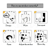 Fox Paper Stickers Set DIY-M031-41-5