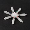 Chakra Natural Quartz Crystal Energy Tower Pyramid G-L524-08P-07-3