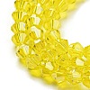 Transparent Electroplate Glass Beads Strands EGLA-A039-T2mm-A21-3
