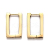 304 Stainless Steel Rectangle Huggie Hoop Earrings STAS-J033-10B-G-1