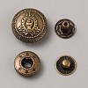 Alloy Snap Button FIND-WH0421-74G-1
