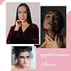 Polyester Lace Face Veil Mask AJEW-WH0518-72-6