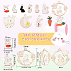 48Pcs 12 Style Alloy Enamel Pendants ENAM-SC0002-83-2