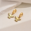 Metal Bird 201 Stainless Steel Hoop Earrings for Women Daily Versatile Jewelry SE6238-3-5