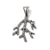 304 Stainless Steel Pendant Rhinestone Settings STAS-B167-13A-P-1
