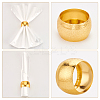 12Pcs 2 Colors Iron Napkin Rings AJEW-PH0011-37-4