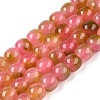 Dyed Natural White Jade Beads Strands G-T138-D10-4