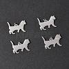 4Pcs 304 Stainless Steel Pendants STAS-FS0002-01B-8