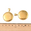 316 Stainless Steel Locket Pendants STAS-K321-11D-G-3