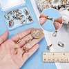 20Pcs Ion Plating(IP) 304 Stainless Steel Clip-on Earring Findings STAS-AR0002-53G-4