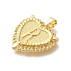 Rack Plating Brass Pendants KK-I722-09G-R-2