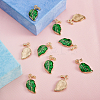 Alloy Enamel Pendants ENAM-TAC0001-01B-5