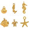 Tibetan Style Alloy Pendants TIBE-PH0004-72-WH-1