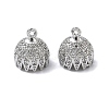 Brass Micro Pave Cubic Zirconia Charns KK-Z143-03P-02-1
