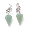 Green Aventurine Pendants G-O194-07-2