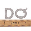 Glitter Hotfix Rhinestone Iron on Patches DIY-CD0001-10D-10