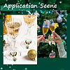 Angel Acrylic Wine Glass Charms AJEW-SC00021-5