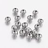 Non-Tarnish Stainless Steel Beads X-STAS-R033-4mm-1