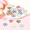 24Pcs 6 Styles Alloy Enamel Pendants ENAM-FS0002-37-10