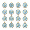 Golden Plated Alloy Enamel Charms ENAM-S118-04P-2