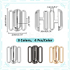 12Pcs 3 Colors Alloy Bikini Clips FIND-PH0018-50-2
