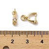 Brass Micro Pave Cubic Zirconia Cup Pearl Peg Bails Pin Pendants KK-S397-06B-3