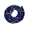 Electroplate Glass Beads Strands EGLA-A044-P4mm-A07-3