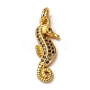 Brass Micro Pave Cubic Zirconia Pendants KK-A265-10A-02G-1