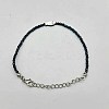 Faceted Rondelle Glass Beaded Bracelets TR4821-2-1