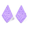 Spray Painted Iron Stud Earring Findings IFIN-N008-013B-2