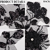 3D Flower Polyester Embroidery Sew on Appliques PATC-WH0012-33A-6