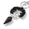 Natural & Synthetic Gemstone Keychain KEYC-K022-01P-3