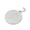 304 Stainless Steel Pendants STAS-A053-24C-P-2