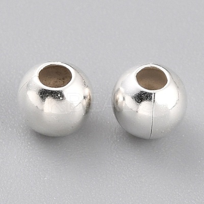 Brass Spacer Beads KK-O133-010C-S-1